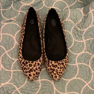 Dr Scholls Cheetah Flats sz8.5